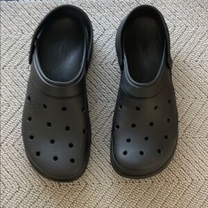 SKECHERS Men's Black Clogs